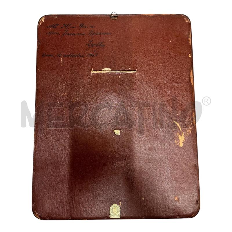 CROCIFISSO SU PLACCA IN PELLE  | Mercatino dell'Usato Roma gregorio vii 2