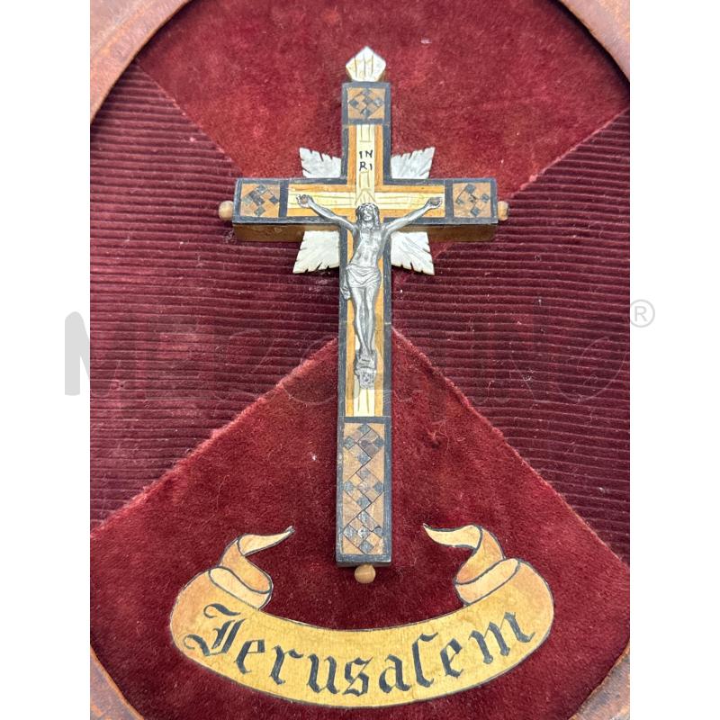 CROCIFISSO SU PLACCA IN PELLE  | Mercatino dell'Usato Roma gregorio vii 3