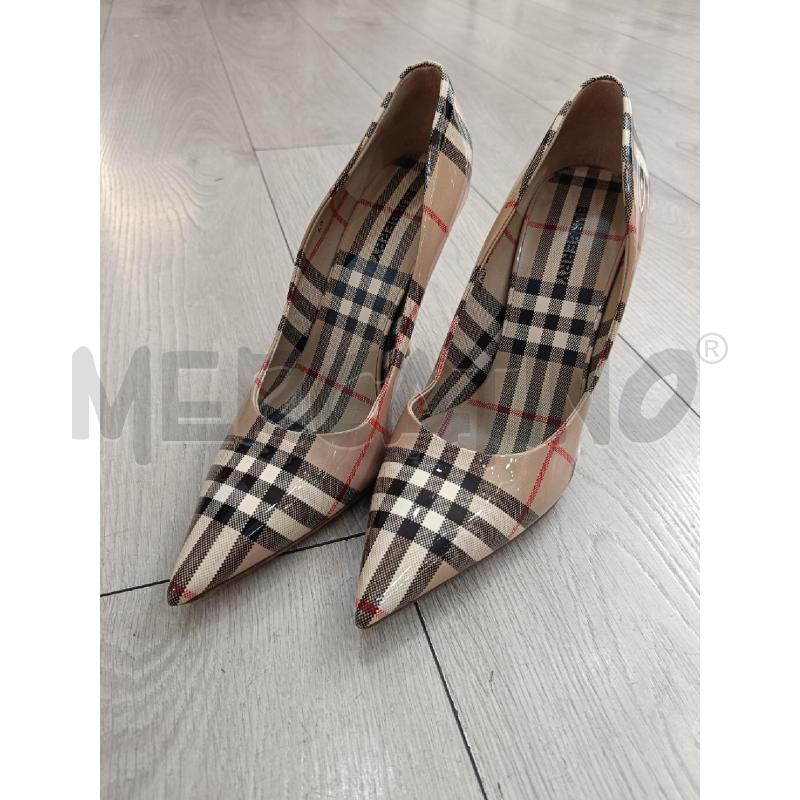 DECOLLETE BURBERRY CHECK VERNICE | Mercatino dell'Usato Roma gregorio vii 2