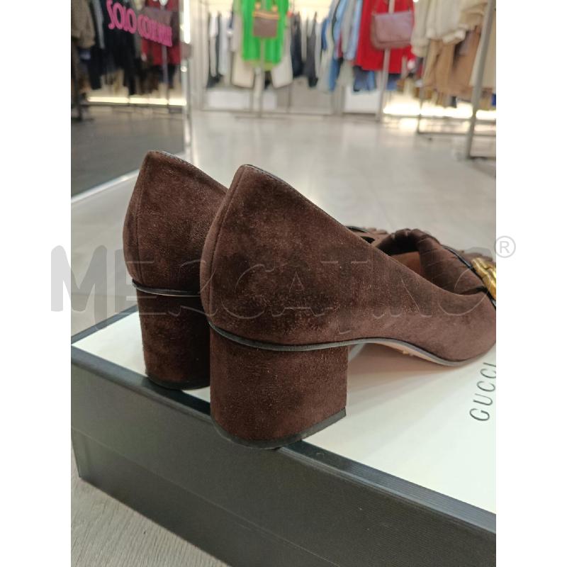 DECOLLETE DONNA GUCCI MARMONT MARRONI | Mercatino dell'Usato Roma gregorio vii 3