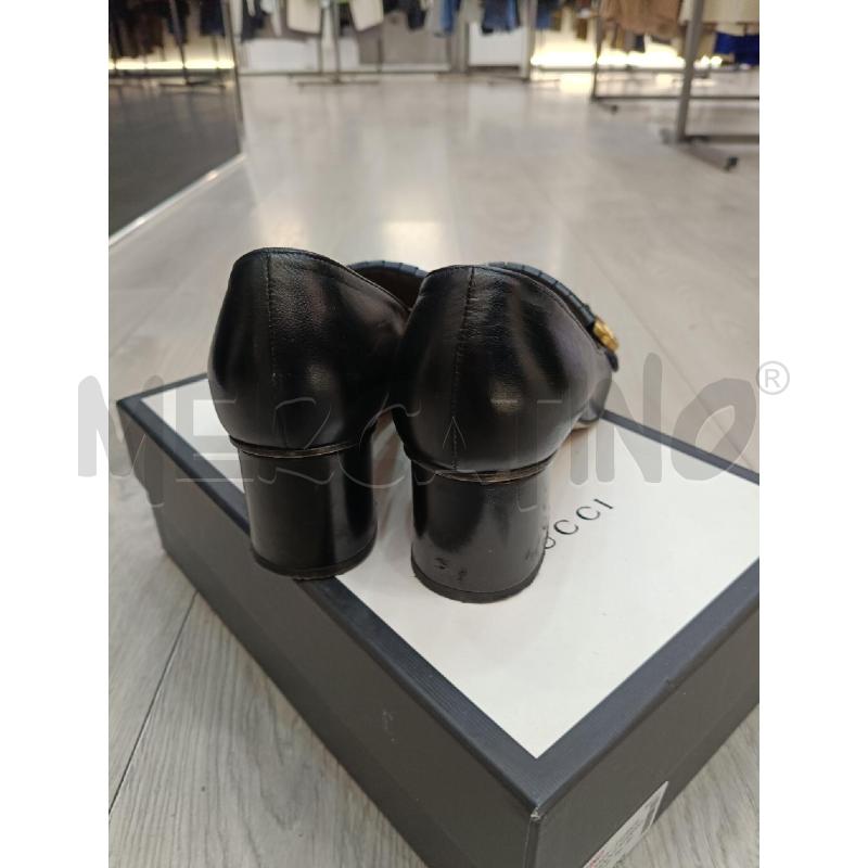 DECOLLETE GUCCI MARMONT DA RIV NERE PELLE | Mercatino dell'Usato Roma gregorio vii 3