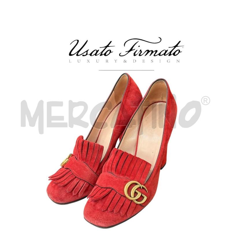 DECOLLETE GUCCI MARMONT ROSSE | Mercatino dell'Usato Roma gregorio vii 1