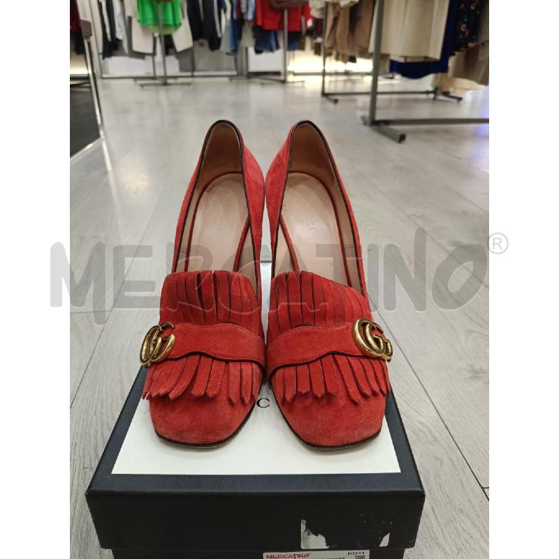 DECOLLETE GUCCI MARMONT ROSSE | Mercatino dell'Usato Roma gregorio vii 2
