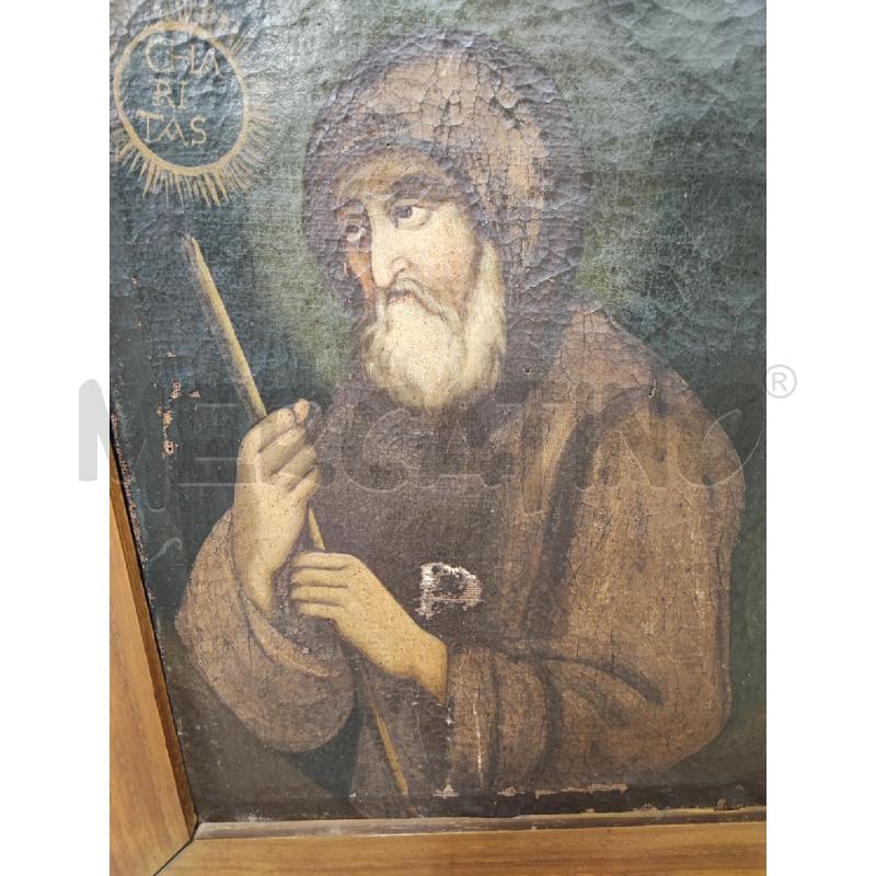 DIPINTO ANTICO SAN FRANCESCO DI PAOLA DA R | Mercatino dell'Usato Roma gregorio vii 2