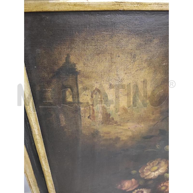 DIPINTO GRANDE FIORI CON UCCELLO  | Mercatino dell'Usato Roma gregorio vii 4