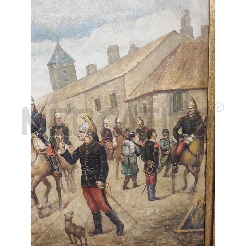 DIPINTO GRANDE GENDARMI A CAVALLO C DOR | Mercatino dell'Usato Roma gregorio vii 3