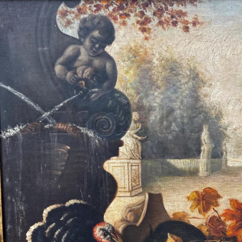DIPINTO GRANDE NATURA MORTA CON ROVINE  | Mercatino dell'Usato Roma gregorio vii 3