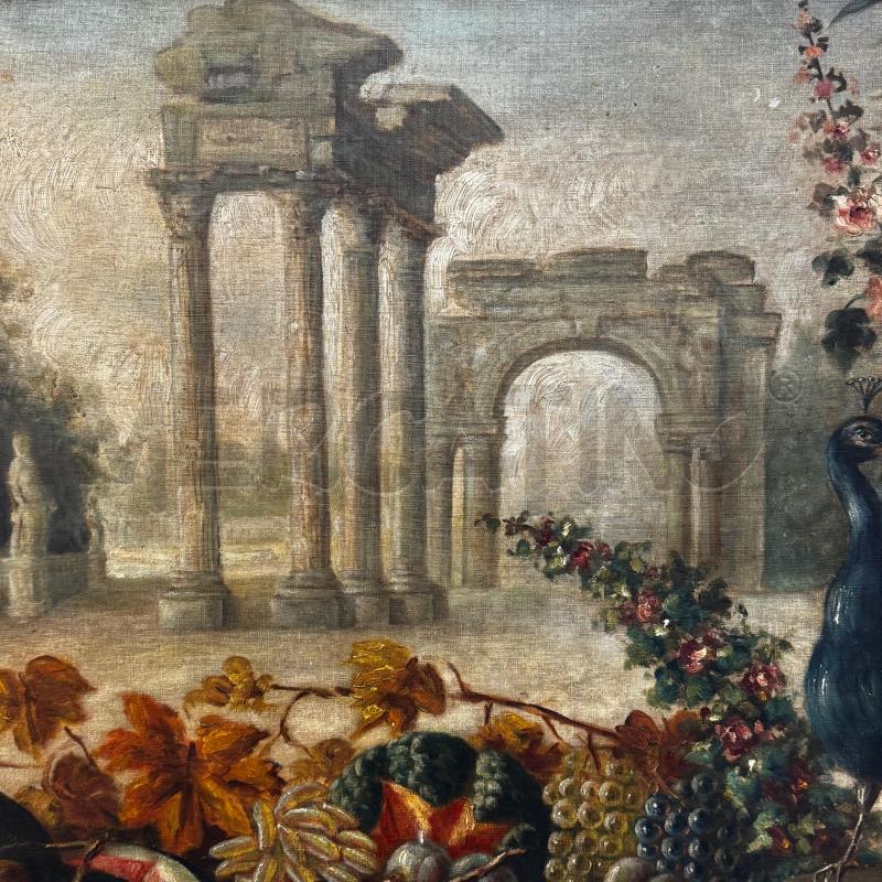 DIPINTO GRANDE NATURA MORTA CON ROVINE  | Mercatino dell'Usato Roma gregorio vii 4