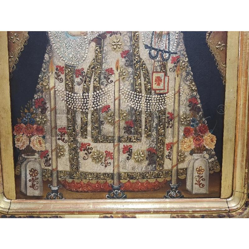 DIPINTO MADONNA BIMBO CORNICE DORATA  | Mercatino dell'Usato Roma gregorio vii 3