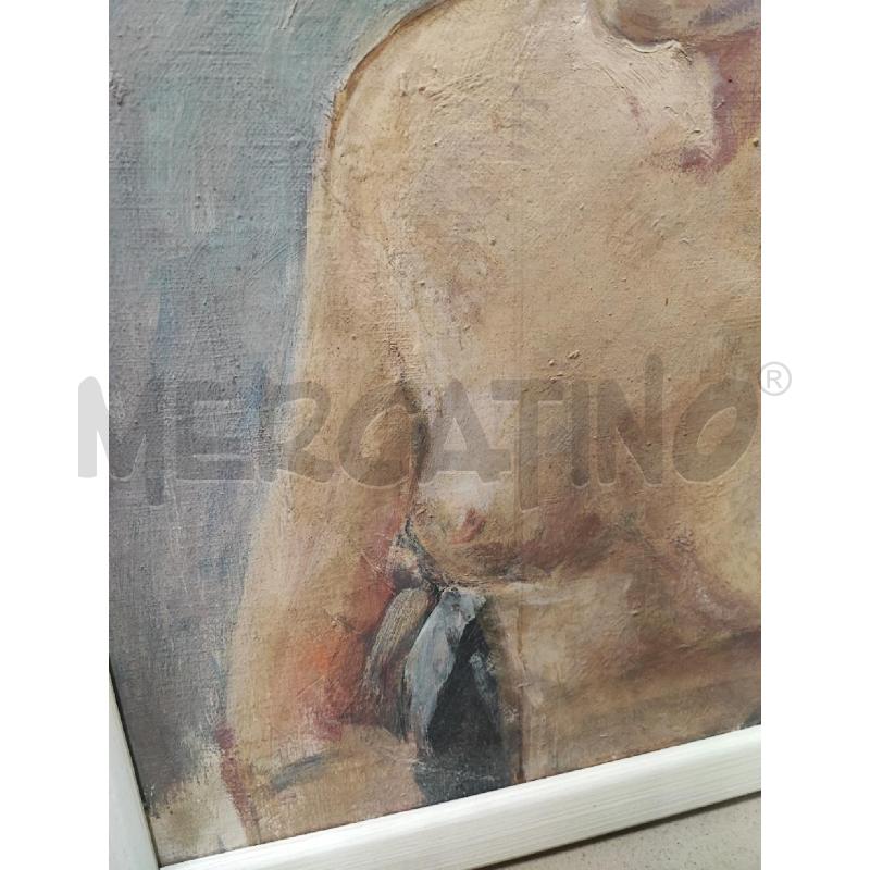 DIPINTO NUDO DI DONNA PRIMO PIANO C BIANCA  | Mercatino dell'Usato Roma gregorio vii 4