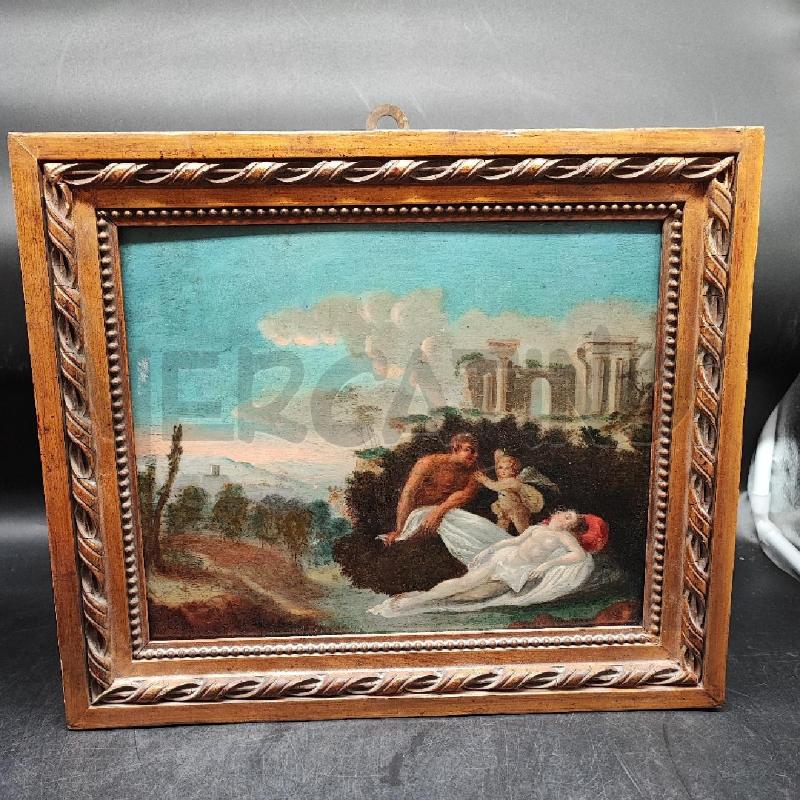 DIPINTO OLIO SU TAVOLA DONNA STESA C DORA | Mercatino dell'Usato Roma gregorio vii 1