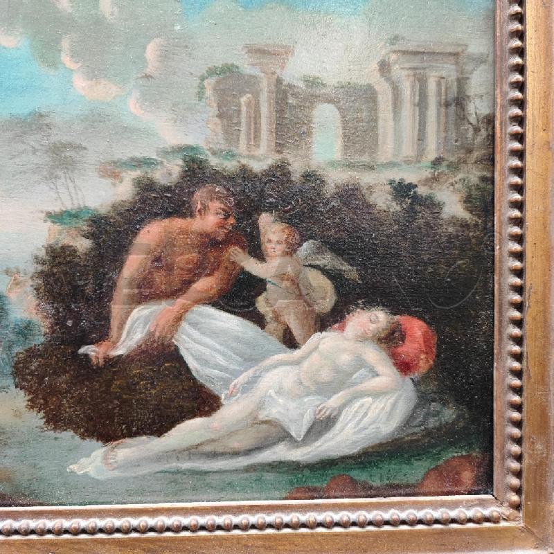 DIPINTO OLIO SU TAVOLA DONNA STESA C DORA | Mercatino dell'Usato Roma gregorio vii 2