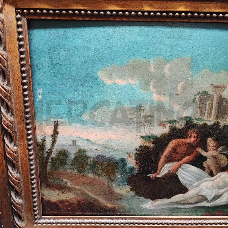 DIPINTO OLIO SU TAVOLA DONNA STESA C DORA | Mercatino dell'Usato Roma gregorio vii 3