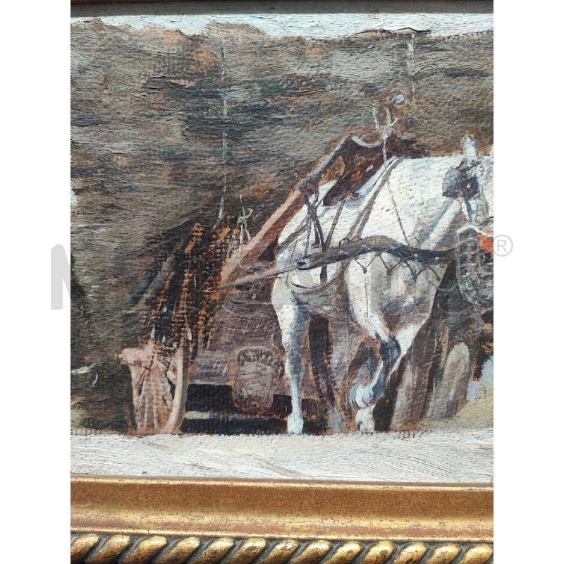 DIPINTO PICCOLO CARROZZA  | Mercatino dell'Usato Roma gregorio vii 3