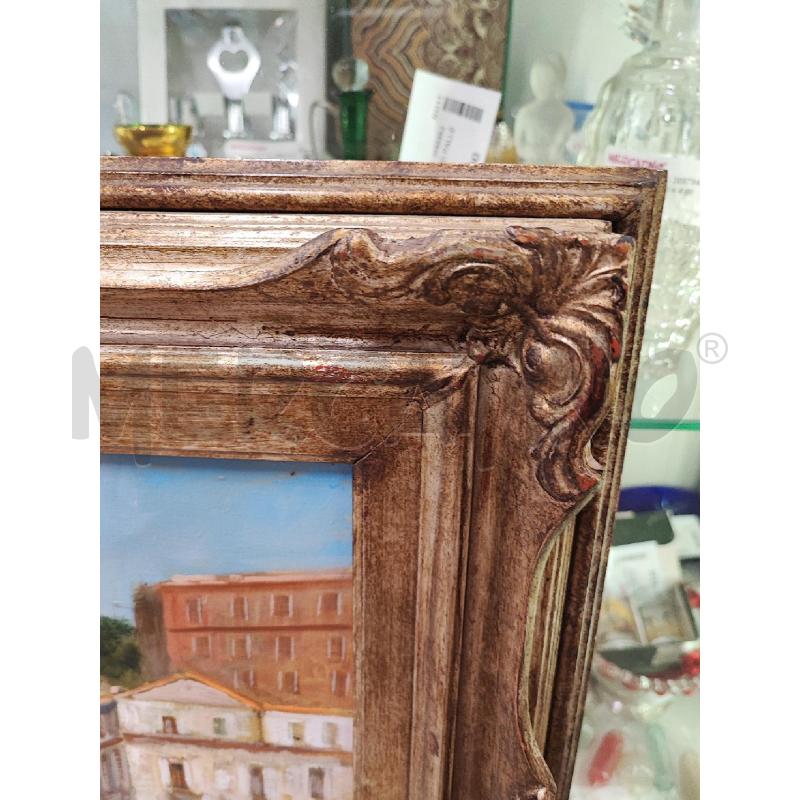 DIPINTO PORTICCIOLO CORNICE DORATA  | Mercatino dell'Usato Roma gregorio vii 4