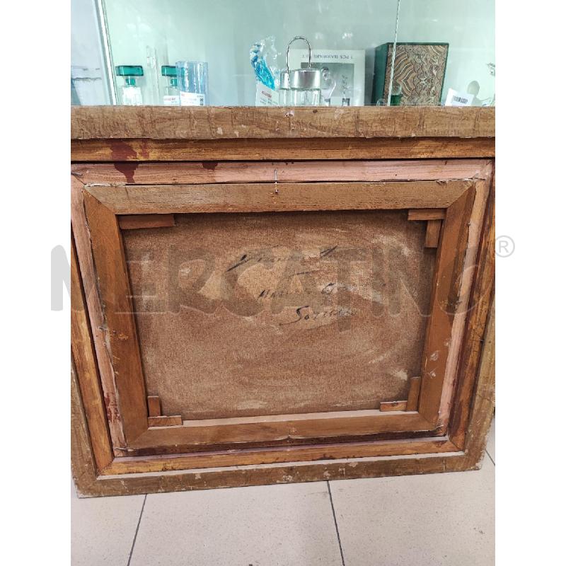 DIPINTO PORTICCIOLO CORNICE DORATA  | Mercatino dell'Usato Roma gregorio vii 5