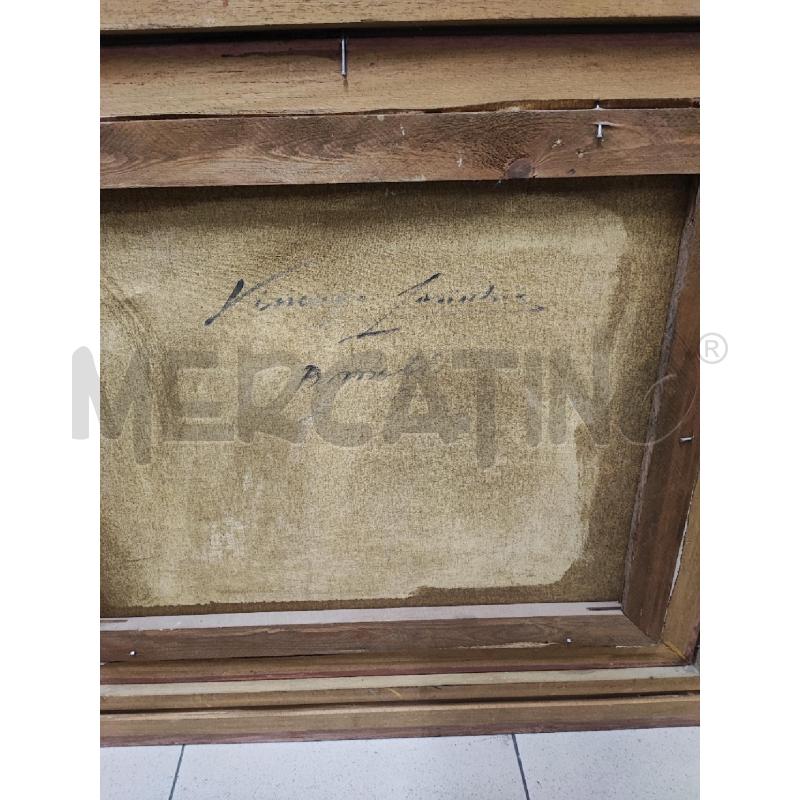 DIPINTO PORTICCIOLO CORNICE DORATA  | Mercatino dell'Usato Roma gregorio vii 5