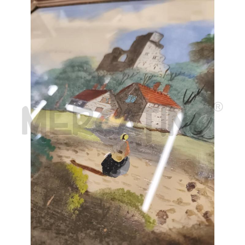 DIPINTO SU VETRO CAMPAGNA 45X65 | Mercatino dell'Usato Roma gregorio vii 2