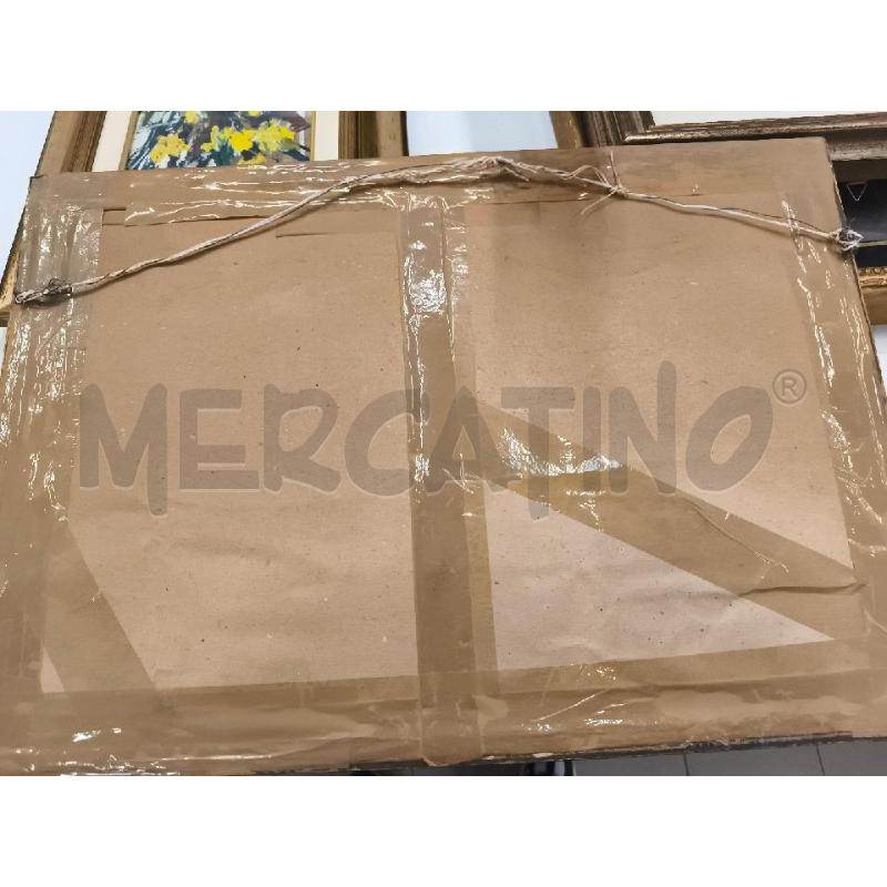 DIPINTO SU VETRO PAESAGGIO CHIESA 45X65 | Mercatino dell'Usato Roma gregorio vii 3