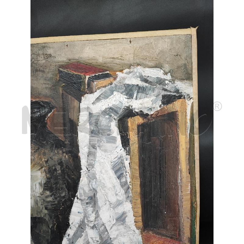 DIPINTO VASO NERO PANNO BIANCO  | Mercatino dell'Usato Roma gregorio vii 3