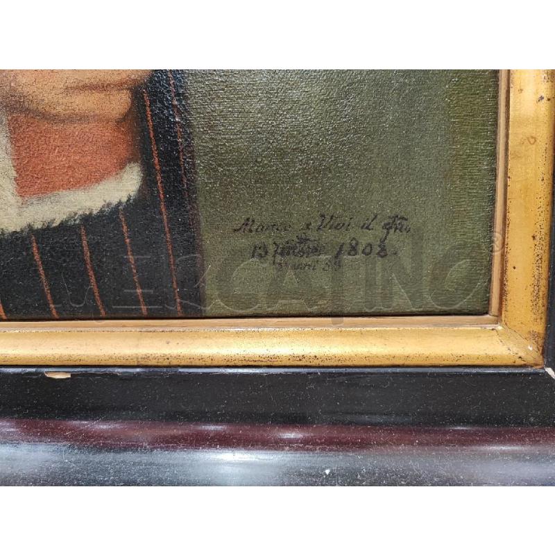 DIPINTO VECCHIO NOBILUOMO 1808 | Mercatino dell'Usato Roma gregorio vii 2