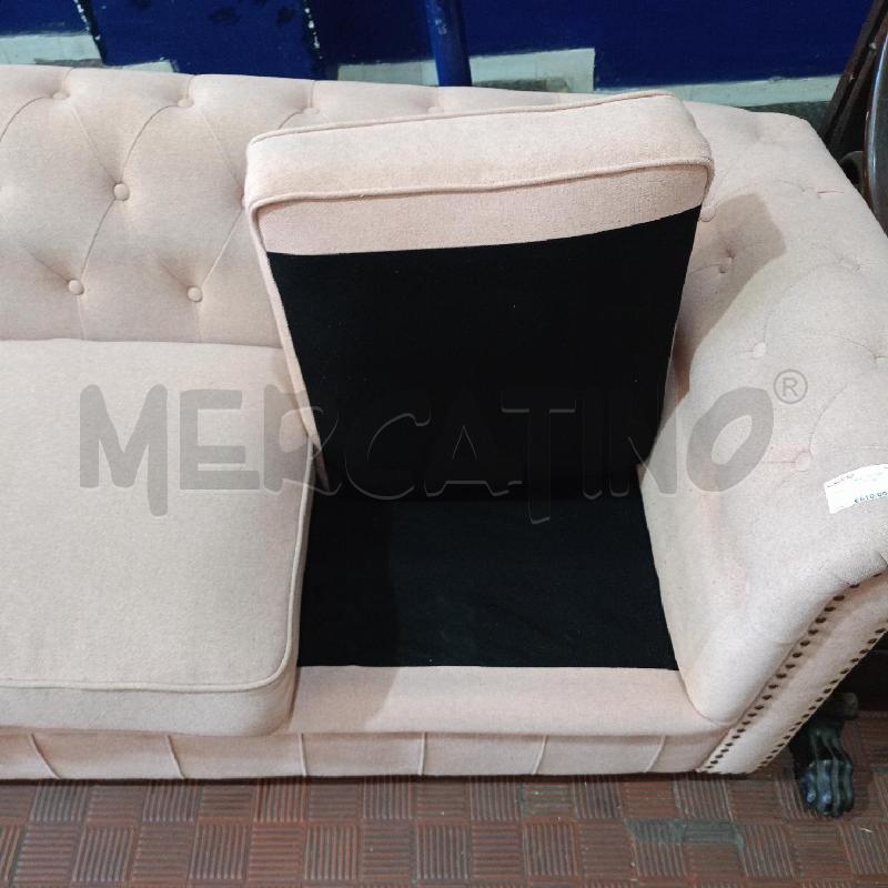 DIVANO 3 POSTI ROSA | Mercatino dell'Usato Roma gregorio vii 3