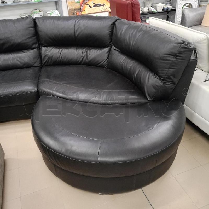 DIVANO ANGOLARE NERO POLTRONE E SOFA' | Mercatino dell'Usato Roma gregorio vii 4