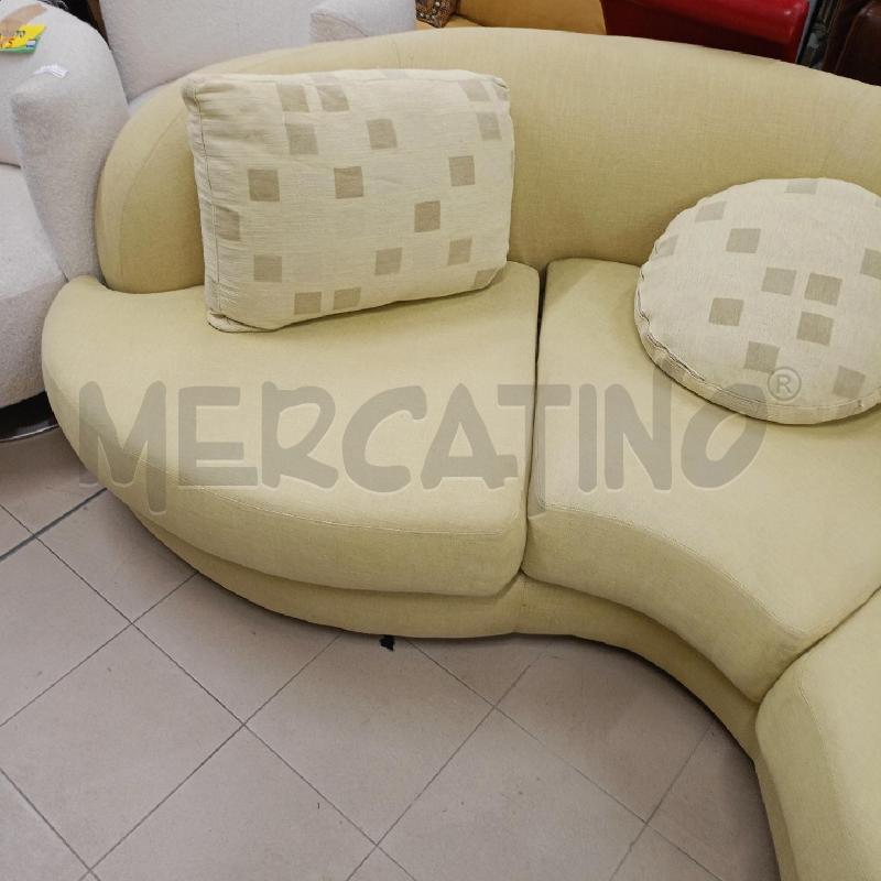DIVANO CURVO GIALLINO DIVANIDEA | Mercatino dell'Usato Roma gregorio vii 3