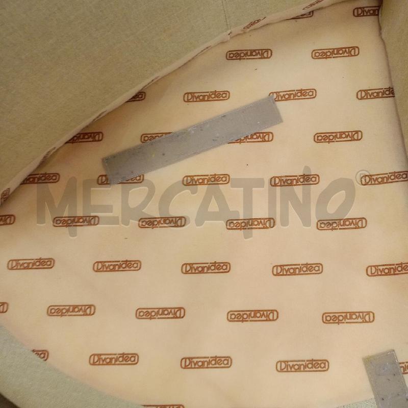 DIVANO CURVO GIALLINO DIVANIDEA | Mercatino dell'Usato Roma gregorio vii 4