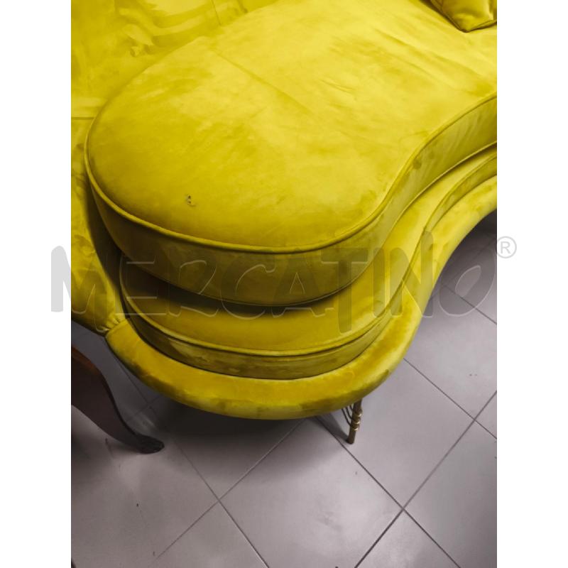 DIVANO CURVO GIALLO  | Mercatino dell'Usato Roma gregorio vii 2