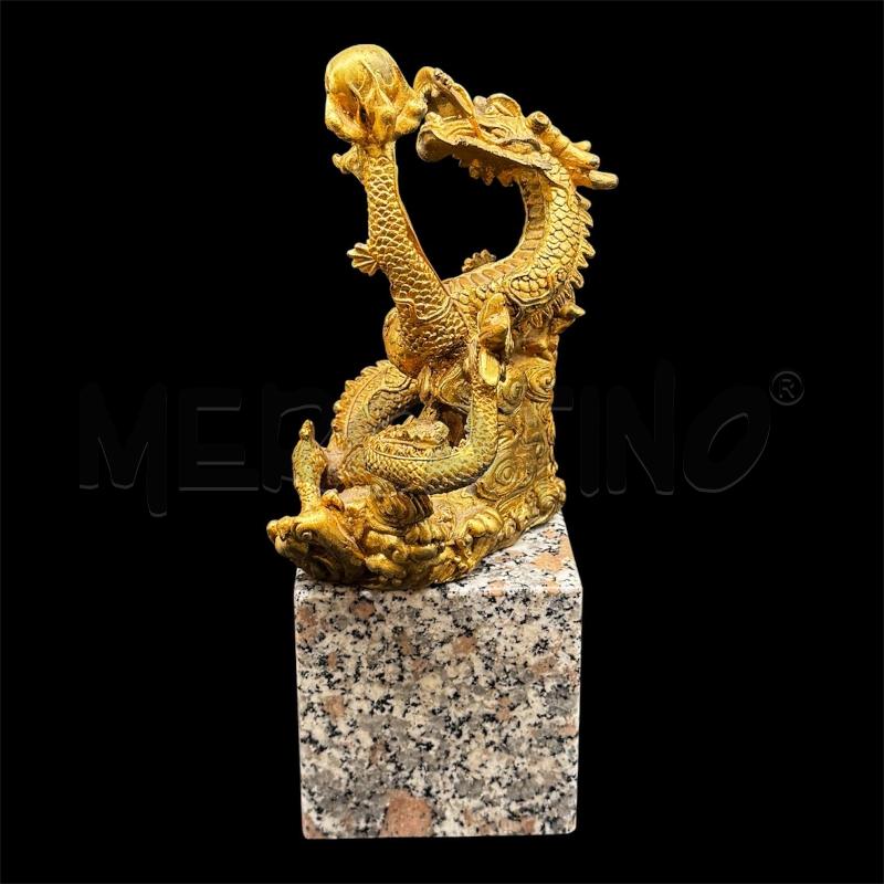 DRAGO CINESE BRONZO MARMO 28 CM | Mercatino dell'Usato Roma gregorio vii 3