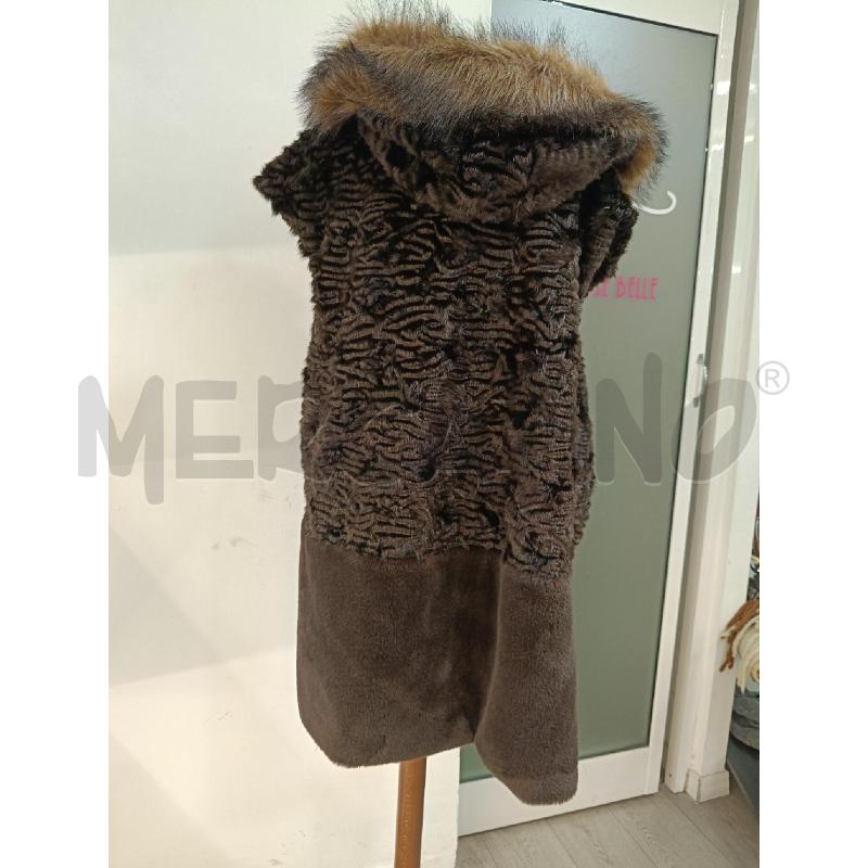 ECOPELLICCIA DONNA DIFF TESSILE MARRONE | Mercatino dell'Usato Roma gregorio vii 4