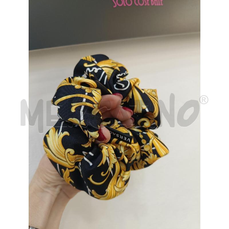 ELASTICO PER CAPELLI VERSACE NERO E ORO | Mercatino dell'Usato Roma gregorio vii 1
