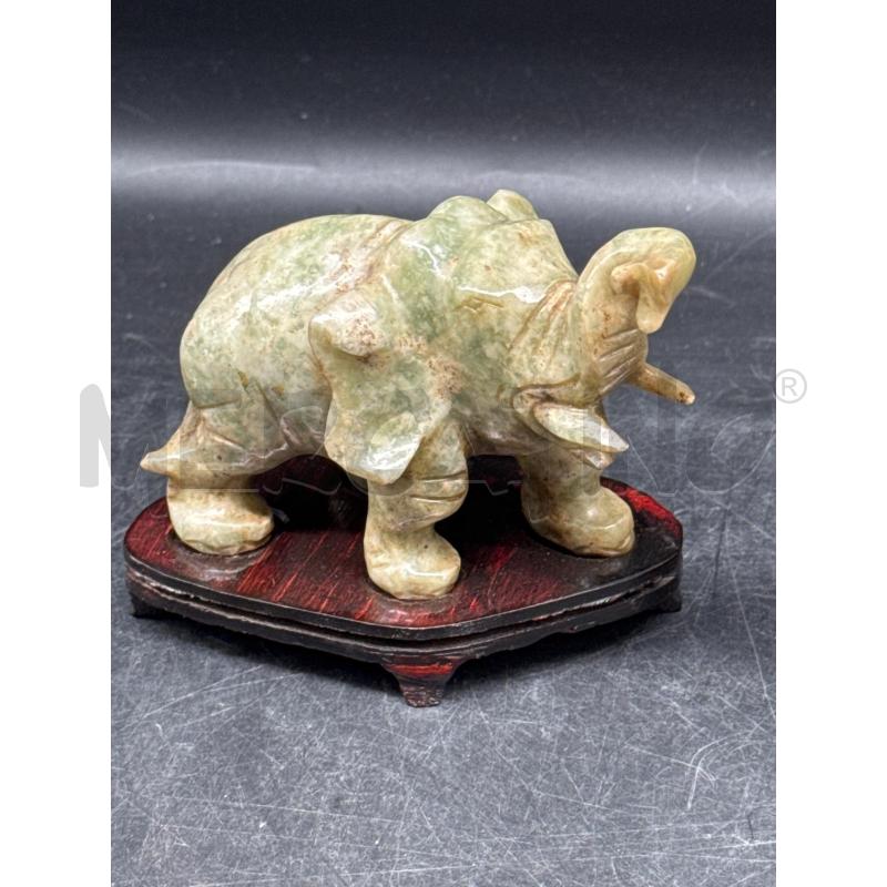 ELEFANTINI COPPIA PIETRA VERDE ORIENTALI  | Mercatino dell'Usato Roma gregorio vii 3