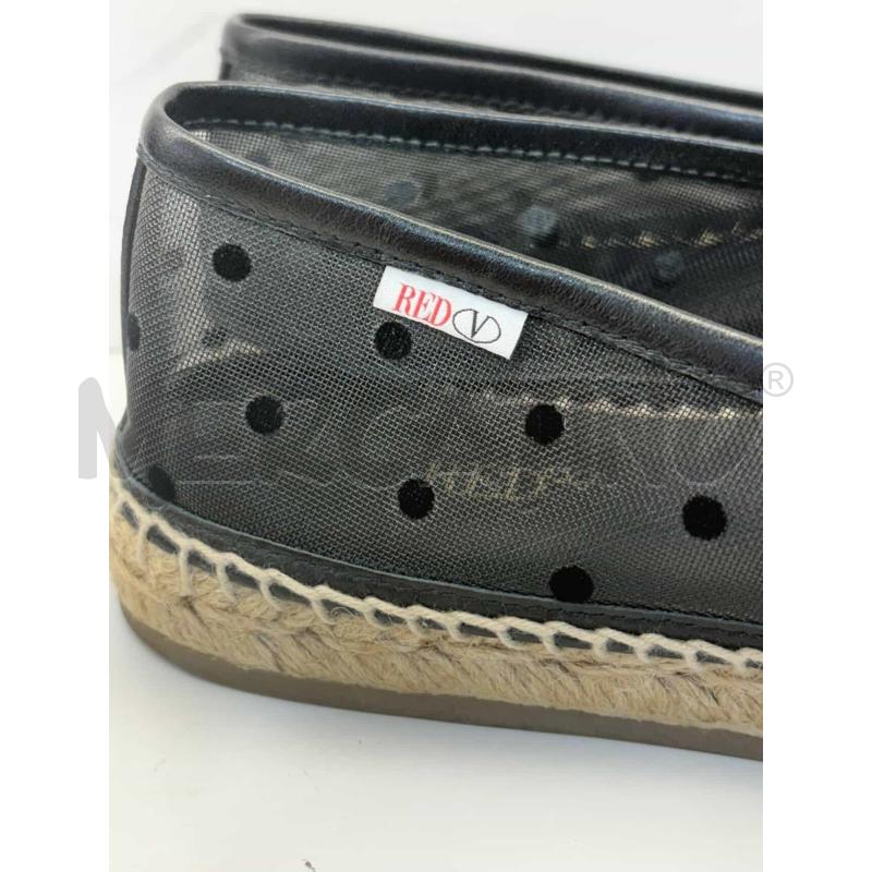 ESPADRILLAS DONNA RED VALENTINO NERE RETATE POIS VELLUTO | Mercatino dell'Usato Roma gregorio vii 4