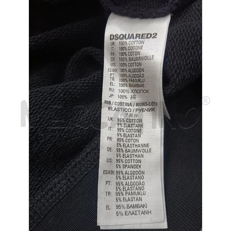 FELPA BAMBINO DSQUARED SCRITTA ARANCIONE  | Mercatino dell'Usato Roma gregorio vii 5