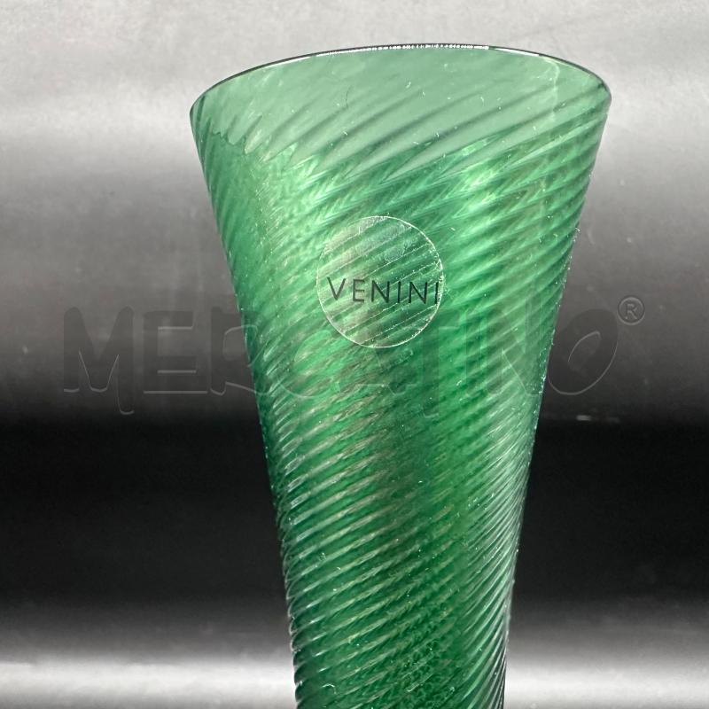FLUTES SINGOLO VERDE VENINI INCLUSIONI ORO  | Mercatino dell'Usato Roma gregorio vii 3