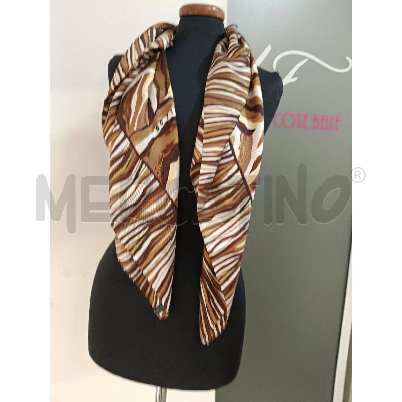 FOULARD BOTTEGA VENETA MARRONE SFUMATO | Mercatino dell'Usato Roma gregorio vii 1