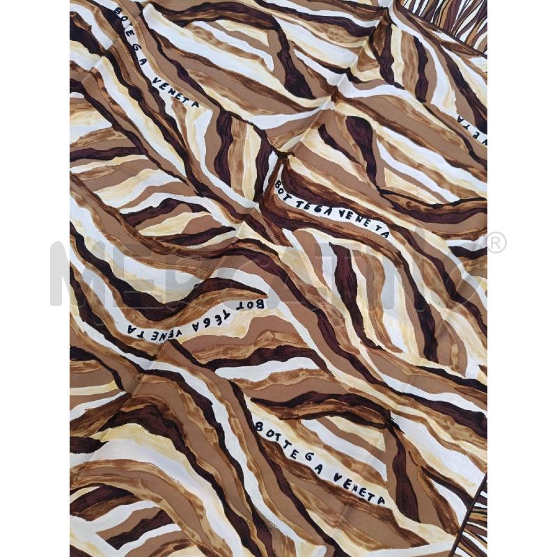 FOULARD BOTTEGA VENETA MARRONE SFUMATO | Mercatino dell'Usato Roma gregorio vii 3