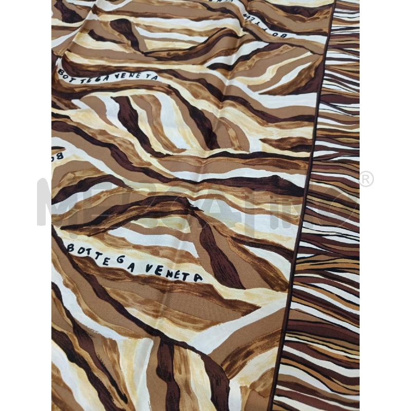 FOULARD BOTTEGA VENETA MARRONE SFUMATO | Mercatino dell'Usato Roma gregorio vii 4