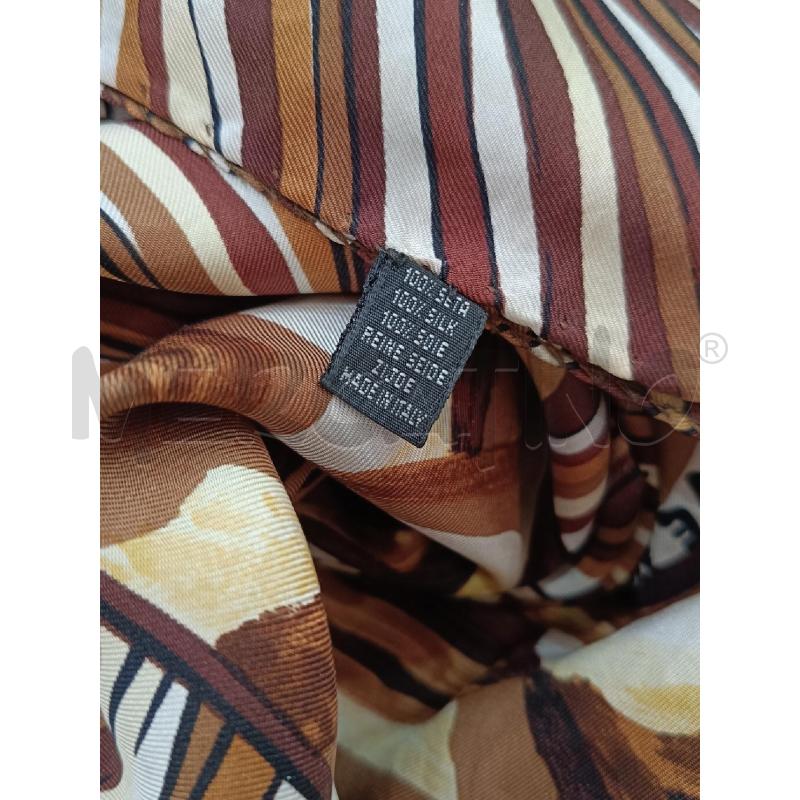 FOULARD BOTTEGA VENETA MARRONE SFUMATO | Mercatino dell'Usato Roma gregorio vii 5