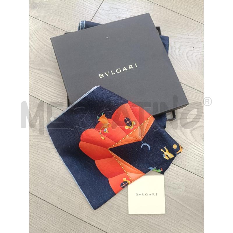 FOULARD BULGARI GIROTONDO DI MARIONETTE BY DAVIDE PIZZIGONI | Mercatino dell'Usato Roma gregorio vii 1