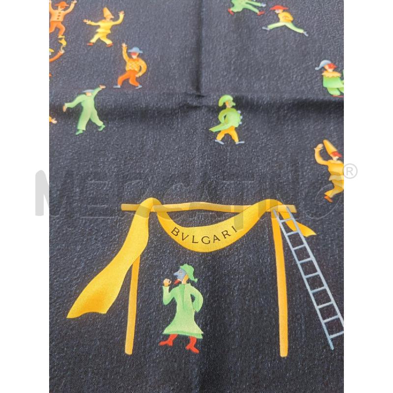 FOULARD BULGARI GIROTONDO DI MARIONETTE BY DAVIDE PIZZIGONI | Mercatino dell'Usato Roma gregorio vii 3