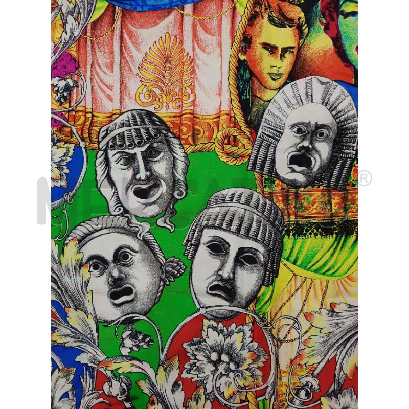 FOULARD GIANNI VERSACE ROSSO MASCHERE | Mercatino dell'Usato Roma gregorio vii 2