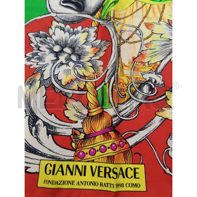 FOULARD GIANNI VERSACE ROSSO MASCHERE | Mercatino dell'Usato Roma gregorio vii 3