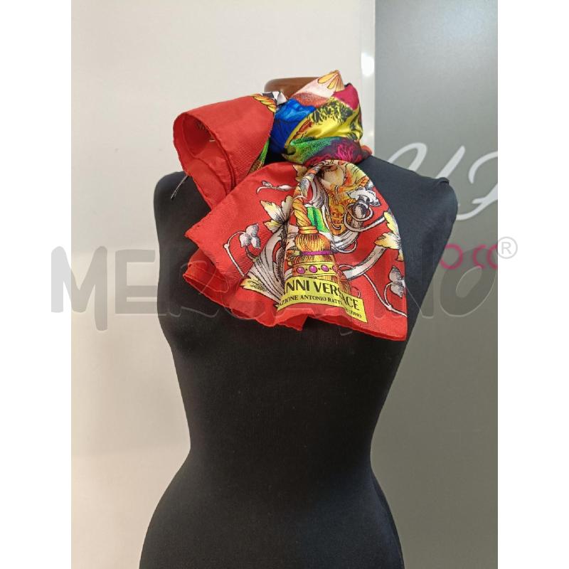 FOULARD GIANNI VERSACE ROSSO MASCHERE | Mercatino dell'Usato Roma gregorio vii 4