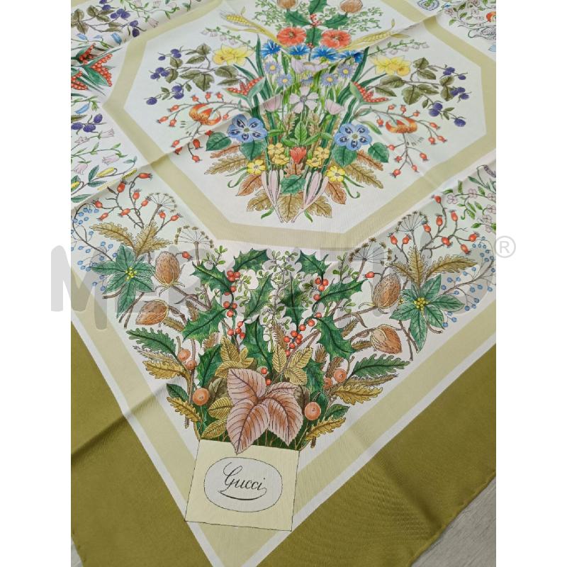 FOULARD GUCCI VERDE ACCORNERO | Mercatino dell'Usato Roma gregorio vii 2