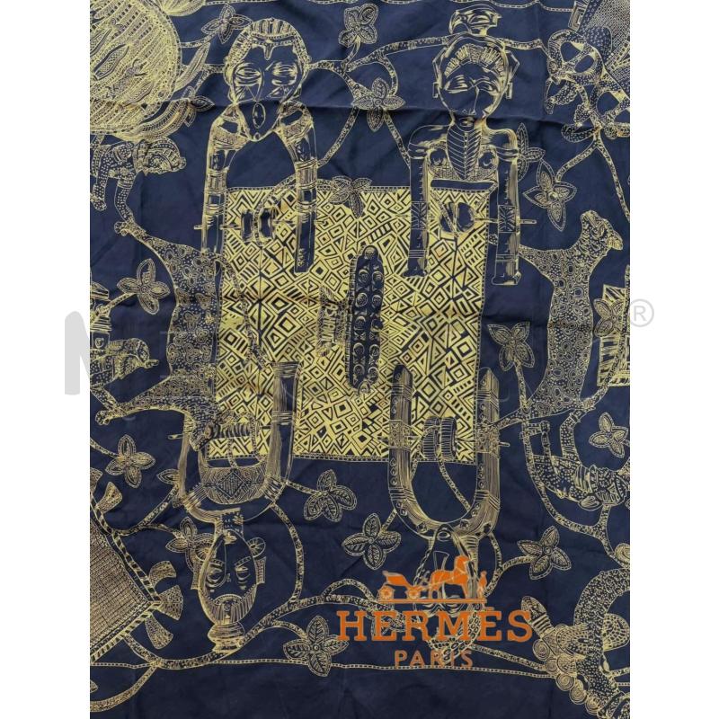 FOULARD HERMES ASHANTI GRIGIO | Mercatino dell'Usato Roma gregorio vii 3