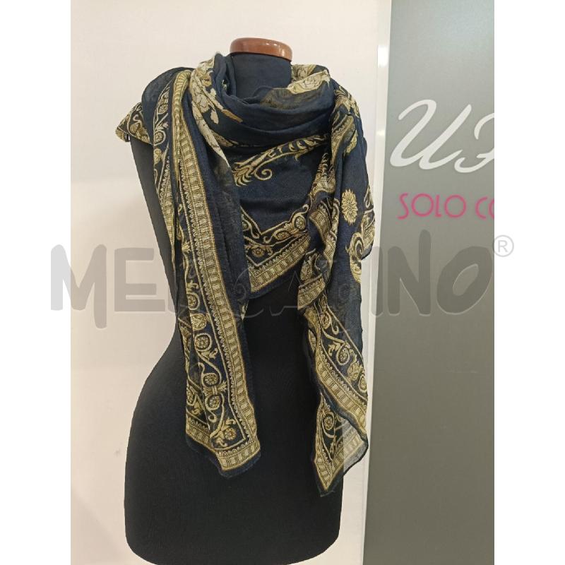 FOULARD VERSACE COLLECTION BIANCA ORO | Mercatino dell'Usato Roma gregorio vii 1