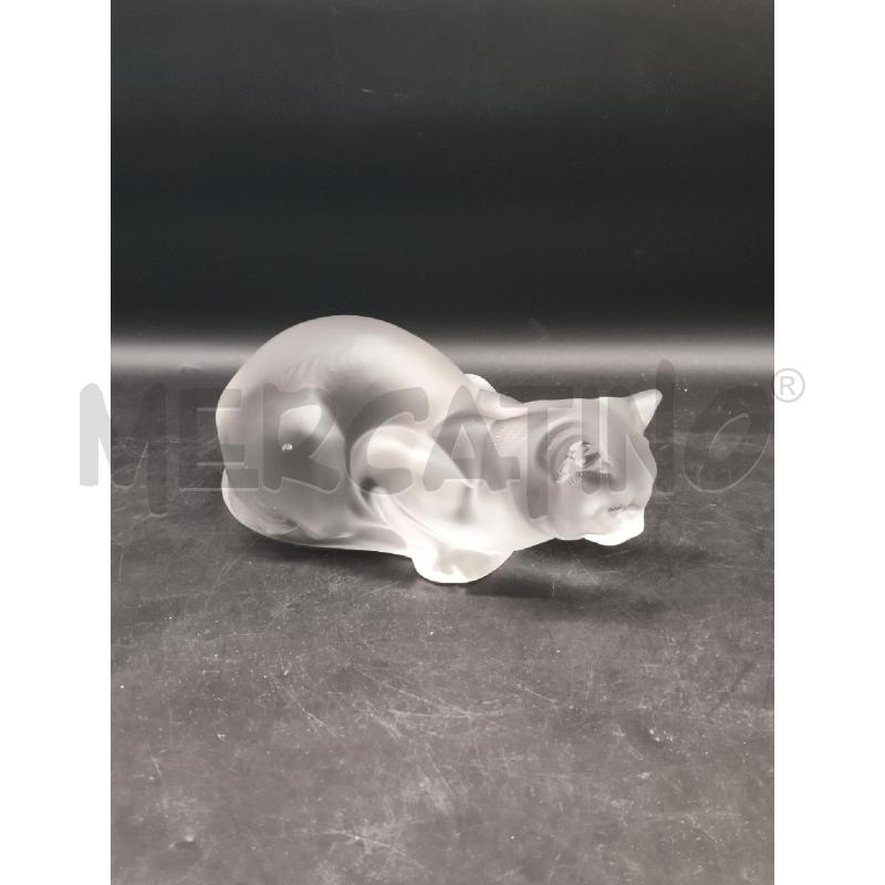 GATTO LALIQUE ORECCHIO DIFETTATO  | Mercatino dell'Usato Roma gregorio vii 1